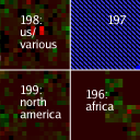 (a sample of four address blocks)